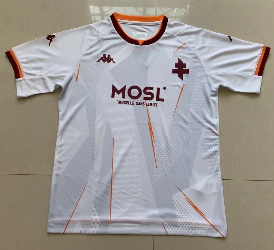 2021/22 FC Metz Away Kit Soccer Jersey